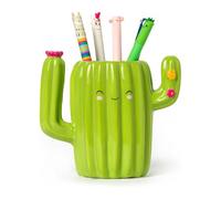 Legami - Portapenne in Ceramica, Desk Friends, Tema Cactus, da Scrivania, Dipinti a Mano, Idea Regalo, Desk Organizer