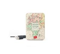 Legami Power Man - Batteria Ricaricabile Portatile, 6,2x9 Cm, Travel