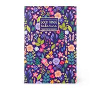 Legami - Quaderno a Righe 7 mm, Flowers, Formato B5, Large, in Carta FSC Certificata, 100 Pagine, Rilegatura a Punto Singer, 18.5 x 24.8 cm