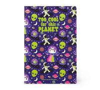 Legami - Quaderno a Righe 7 mm, Space, Formato B5, Large, in Carta FSC Certificata, 100 Pagine, Rilegatura a Punto Singer, 18.5 x 24.8 cm