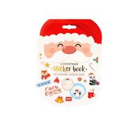 Legami - Quaderno di Adesivi Natalizi, 8 Fogli con più di 150 Stickers in Carta, Sticker Book con Etichette Regalo, Bolli Chiudipacco, Adesivi Decorativi per Natale