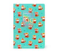 Legami - Quaderno Pagina Bianca Medium, Formato A5, 14,2 x 21 cm, Quaderno per Appunti Bianco, in Carta Certificata FSC, Tema Red Panda