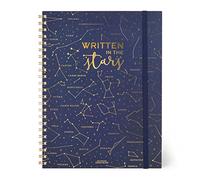 Legami - Quaderno Spiralato Maxi, A4, 204 Pagine staccabili, Elastico di chiusura, Taschina finale, in Carta certificata FSC®, Carta 100 g/m², 22x29,5 cm, Tema Stars