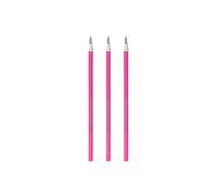Legami - Refill per Penna Gel Cancellabile, Set 3 Pezzi, Altezza 13 cm, Inchiostro Termosensibile Rosa, Punta 0,7 mm