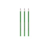 Legami - Refill per Penna Gel Cancellabile, Set 3 Pezzi, Altezza 13 cm, Inchiostro Termosensibile Verde, Punta 0,7 mm