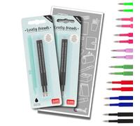 Legami - Ricariche per penne della gamma Lovely Friends, con busta Tinte Ink (nero (confezione doppia)