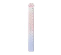 Legami - Righello Meow per Misurare, Sottolineare e Tracciare Linee Nette e Precise, Righello a Tema Kitty in Plastica, 15 cm