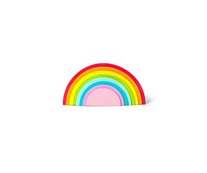Legami RST0001, Blocco Note Adesivo, Rainbow Thoughts, Bloc Notes Adesivo a Forma di Arcobaleno, 12x6 cm, 152 Foglietti Adesivi Removibili e Riposizionabili in 8 Colori Diversi