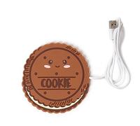 Legami - Scalda Tazza Usb, Warm it up, 10x10 cm, in Vinile, Ideale per Tazze e Bicchieri con Fondo Piatto, Ingresso USB, Tema Cookie