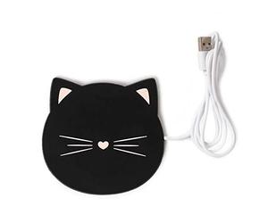 Legami - Scalda Tazza Usb, Warm it up, 10x10 cm, Tema Cat, in Vinile, Ideale per Tazze e Bicchieri con Fondo Piatto, Ingresso USB, Unica
