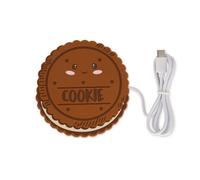 Legami - Scalda Tazza Usb, Warm it up, Tema Cookie, Ideale per Tazze e Bicchieri con Fondo Piatto, Ingresso USB Type-C