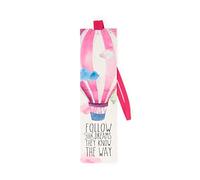 Legami - Segnalibro con Elastico, 4,7x17,5 cm, in Carta certificata FSC®, Tema Air Balloon, Tiene il Sengo e il Libro Chiuso