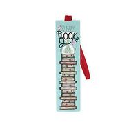 Legami - Segnalibro con Elastico Segnapagina, utile anche per tenere il Libro Chiuso, in Carta certificata plastificata, 4,7x17,5 cm, Tema Books