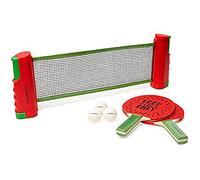 Legami - Set da Tennis da Tavolo, Include: 1 Rete, 2 Racchette e 3 Palline, Estensione Rete: 190 cm, Impugnatura Robusta, adatte sia per Uso Interno che Esterno, Materiali PVC, ABS, Legno
