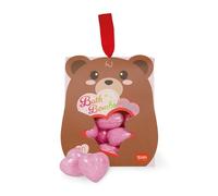 Legami - Set di 10 Bombe da Bagno - Bath Bombs, a Forma di Cuore, Profumate, con Ingredienti Naturali, 100% Vegane, Testate Dermatologicamente