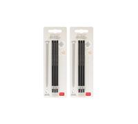 Legami - Set di 2 confezioni di ricariche per penna cancellabile, ogni confezione contiene 3 refill con inchiostro NERO