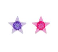 Legami - Set di 2 Luci Per i Raggi Della Bicicletta - Ride & Shine, Luce Bianca, Lucine per Ruota Bici, per Bambini, Ragazzi, Adulti, Stelle Luminose per Raggi Bici, Batterie Incluse LR1130, Stars