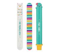 Legami - Set di 3 Lime per Unghie, 2x18 cm, Tema No Probllama, Nails Before Males, 3 Lime Adatte ad Accorciare, Limare e Modellare tutti i tipi di Unghie, per una Manicure Precisa