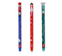 Legami - Set di 3 Penne Gel Cancellabili - Christmas 2025