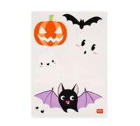 Legami - Set di 35 Adesivi Halloween per Finestre, Stickers Elettrostatici, Decorazioni Finestre, Vetrofanie Horror, Addobbi da Finestra Riposizionabili e Riutilizzabili
