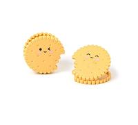 Legami - Set di 4 Clip Chiudi Pacco, per Chiudere le Confezioni, 5x5 cm, Tema Cookie