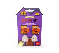 Legami - Set di 4 Mini Mollette per Capelli Clip Me Up! Halloween | Mollette per Capelli a Tema Halloween, ideali per Acconciature, con glitter