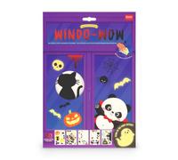 SET DI ADESIVI PER FINESTRE - WINDOW GLOW PUMPKIN