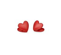 Legami - Set di 6 Clip Chiudi Pacco, per Chiudere le Confezioni, 4,5x4 cm, Tema Heart