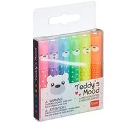 Legami - Set di 6 mini evidenziatori Teddy's Mood, 6 pezzi (1 confezione)