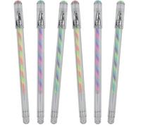 Legami - Set di 6 Penne Gel Multicolore, 1x14,5 cm, Diametro della Punta 1,0 mm, Tre Inchiostri a Contrasto per Decorare, Scrivere e Dare Originalità a Ogni Pagina