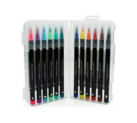 Legami Spazzola Penne Portafoglio Di 12 Punta Flessibile IN Nylon Fibra Colorato