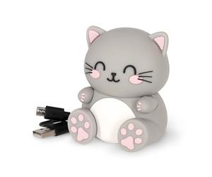 Legami - Speaker Wireless con Supporto, The Sound of Cuteness, Tema Kitty, Ricaricabile, Cavo USB Incluso, Utilizzabile come Supporto per Cellulare, 6 x 8 x 5 cm