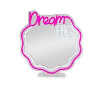 Legami - Specchio con Luce Led Effetto Neon, It's a Sign, Alimentazione Tramite Cavo Tipo-C (incluso). Base D'Appoggio Removibile e Fori di Fissaggio per Appenderelo