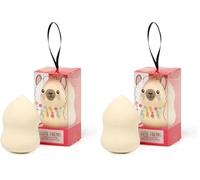 Legami - Spugnetta Make Up, per l'Applicazione di Fondotinta e Correttori, stende il Prodotto senza assorbirne troppo, Stesura pratica e uniforme, Morbida al Tatto, Diametro 4 cm, Tema Llama