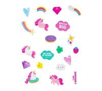 Legami Stickers Riflettenti per Bicicletta-Ride with Style, Adesivi Catarifrangenti, Resistenti a Sole e Pioggia, Facili da Applicare e da Rimuovere, Decorazioni Bici per Bambini, Unicorn