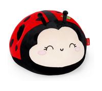 Legami - Cuscino Super Soft! Tema Ladybug, Super Soffice, Apertura per scaldare le Mani, Idea Regalo, L 25 x H 26 x W 33 cm
