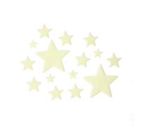 Legami - Super Stars, Stelle Fosforescenti Adesive, L Max 7 cm, in PVC, si Caricano Durante il Giorno con la Luce e la Rilasciano di Notte, 24 Stelle, 3 diverse Misure