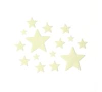 Legami - Super Stars, Stelle Fosforescenti Adesive, L Max 7 cm, in PVC, si Caricano Durante il Giorno con la Luce e la Rilasciano di Notte, 24 Stelle, 3 diverse Misure