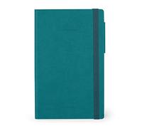 Legami - Taccuino a puntini, Medium, 192 Pagine, Copertina in morbido PU, in Carta certificata FSC®, Carta bianca 100 g/m², Doppio segnalibro, Elastico di chiusura, 13x21 cm, Colore Malachite green