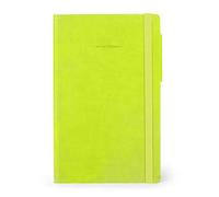 Legami - Taccuino a Righe 6 mm My Notebook, Chartreuse, Large, in Carta FSC Certificata, 192 Pagine, Copertina morbida, Chiusura a Elastico, 17 x 24 cm