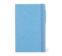 Legami - Taccuino a Righe 6 mm My Notebook, Retro Blue, Medium, in Carta FSC Certificata, 192 Pagine, Copertina morbida, Chiusura a Elastico, 13 x 21 cm