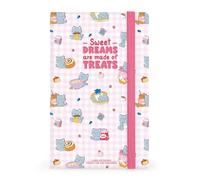 Legami - Taccuino a righe Medium, Kitty, 13 x 21 cm | per Ufficio, Scuola, Scrittura, Appunti a Casa, Carta bianca 120 g/m², 164 Pagine