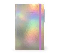 Legami - Taccuino a righe, Medium, Limited edition, 192 Pagine, Copertina in morbido PU, in Carta certificata FSC®, Carta avorio 90 g/m², Planner mensile, Rubrica, Segnalibro, 13x21 cm, Holo Fairy