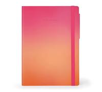 Legami - Taccuino a Righe, My Notebook Large in Carta Avorio 90 g/m², 192 Pagine, Copertina Morbida, Chiusura a Elastico, Dimensioni 17 x 24 cm, Golden Hour