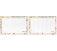Legami - Tappetino Mouse & Block Notes, Smart Notes, 25x17 cm, in Carta, 80 g/m², Tema Travel, Made in Italy, 55 Fogli staccabili, per Note, Appunti, Memo, per Ufficio e Casa, Personalizza Scrivania