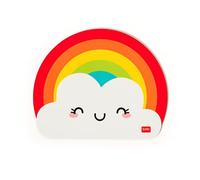 Legami - Tappetino per Mouse, Mousepad con Superficie Antipolvere e Antiriflesso in PVC, Base in Gomma Antiscivolo, Tema Rainbow, 22,3 x 23,3 cm