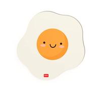 Legami - Tappetino per Mouse, Mousepad con Superficie Antipolvere e Antiriflesso in PVC, Base in Gomma Antiscivolo, Tema Egg, 22,3 x 23,3 cm