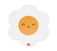 Legami - Tappetino per Mouse, Mousepad con Superficie Antipolvere e Antiriflesso in PVC, Base in Gomma Antiscivolo, Tema Daisy, 22,3 x 23,3 cm