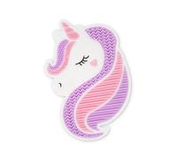Legami - Tappetino Pulisci Pennelli da Trucco - Brush it Off! - Pad per Pulire Pennello dal Make-Up, Tampone in Silicone per Cosmetici con Ventosa, Tema Unicorn