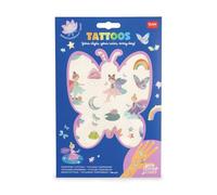 Legami - Tatuaggi Temporanei per Bambini, Tema Fairy, Lavabili, Resistenti a Sudore e Acqua, con Dettagli Glitter, facili da Applicare, Delicati sulla Pelle, Dermatologicamente Testati